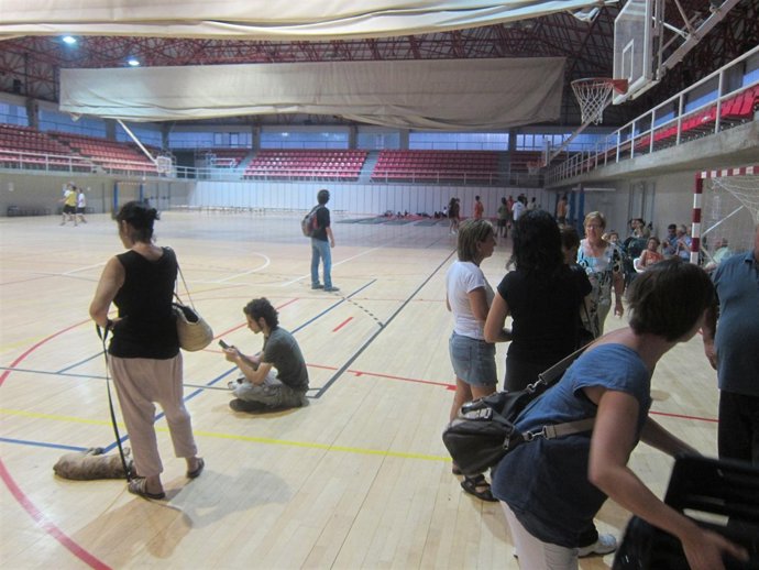 Polideportivo De Figueres Habilitado Por El Incendio Del Empordà