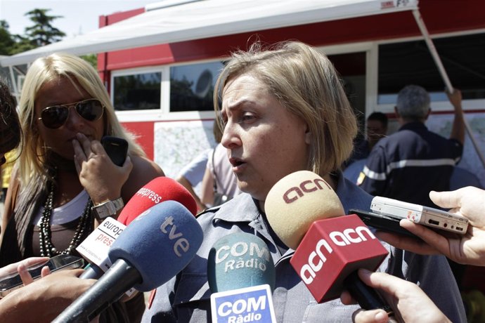 La Subdirectora Operativa De Los Bomberos Generalitat, Anna Martín