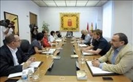 Mesa y Junta del Parlamento de Navarra.