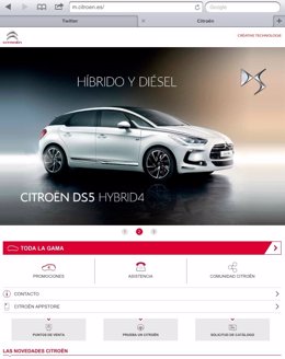 Nueva Web Optimizada Para Móvil De Citroën