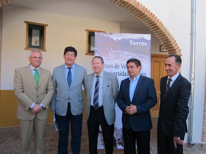 Valderas junto a Parras, Cano, Reyes y Montesinos hoy