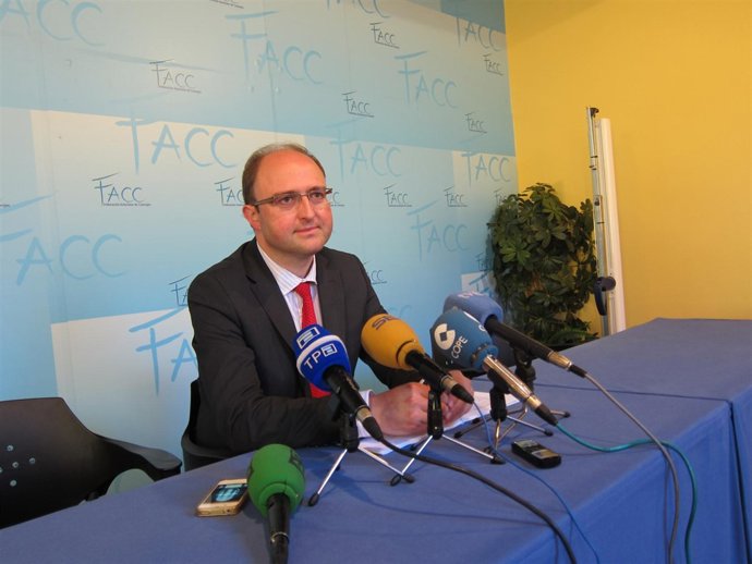 Antonio De Luis Solar, en rueda de prensa.