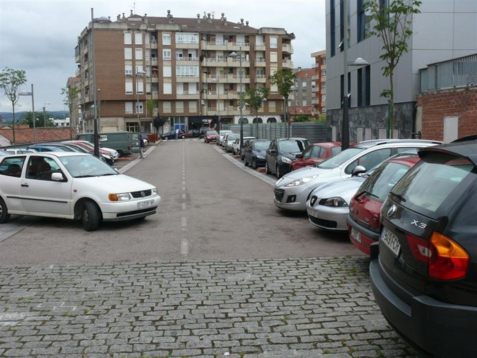 Espacio donde se pretenden ubicar las casetas, en la calle Churruca