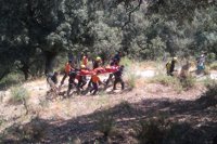Rescatado el anciano desaparecido este lunes en Ronda tras caer en un arroyo