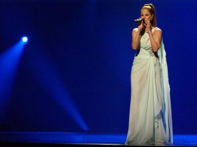 Pastora Soler En El Escenario De Eurovisión