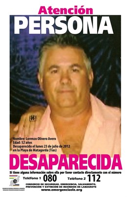 Desaparecido en Lanzarote