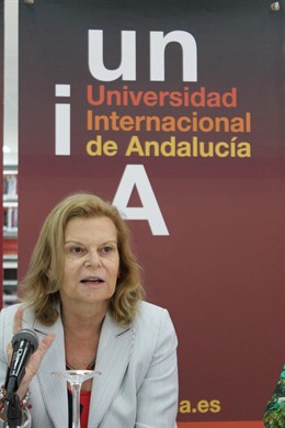 Carmen Riera, en los cursos de la UNIA