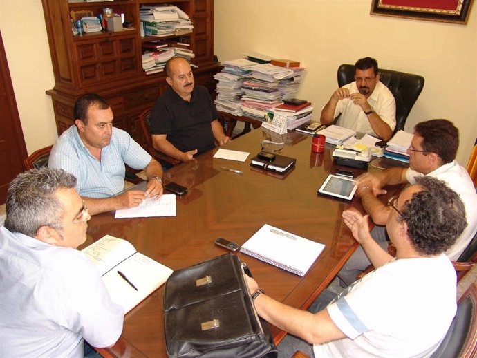 Un instante de la reunión