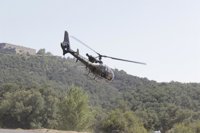 La Generalitat pide a los medios aéreos franceses que amplíen su área de actuación en el incendio