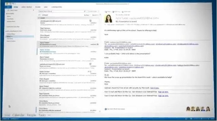 Outlook del nuevo Office