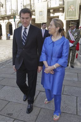  O presidente da Xunta de Galicia, Alberto Núñez Feijóo, chegará á praza do Obra