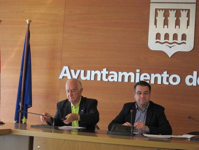 Javier Merino en una rueda de prensa 