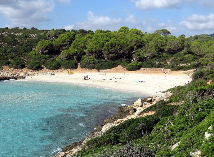 A Cala Varques en Menorca