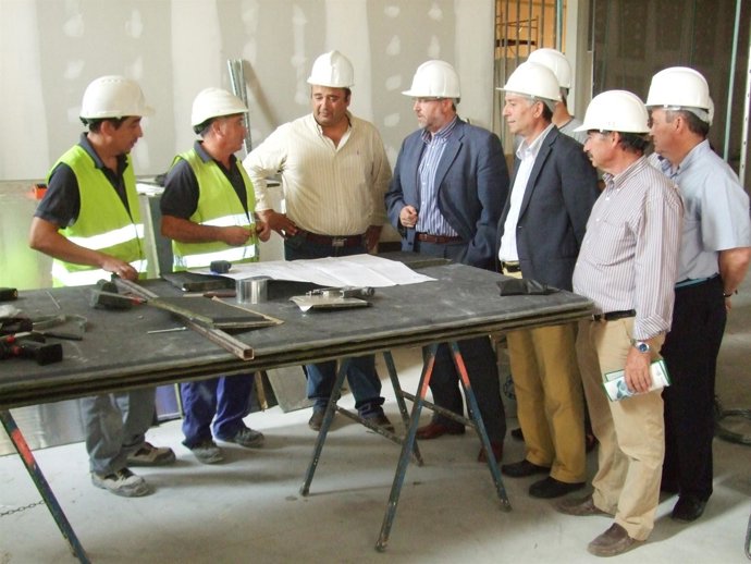 Visita a las obras de Andaltec hoy