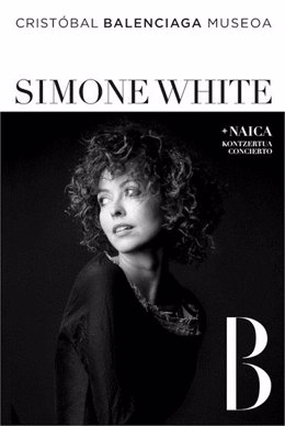 Cartel Del Concierto De Simone White.