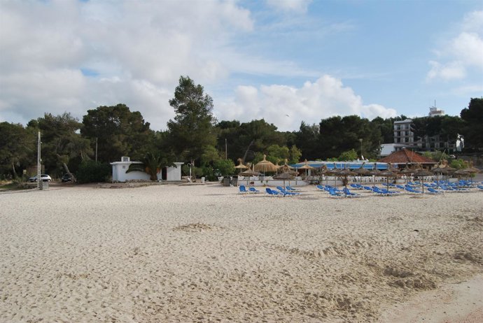 Playa De Les Fonts De N' Alis Tras La Actuación De Las Brigadas De Conservación