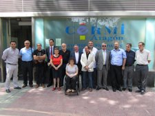 Representantes de las plataformas de discapacidad