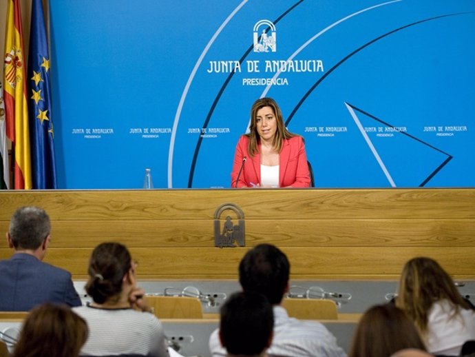 Susana Díaz, En Rueda De Prensa Tras El Consejo De Gobierno