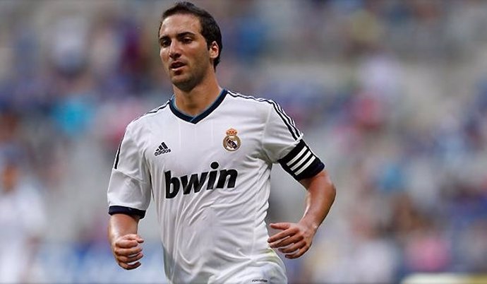 Gonzalo Higuaín en la pretemporada 2012/13