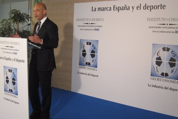 García-Legaz, Durante Su Intervención En El Acto Sobre Marca España Y Deporte