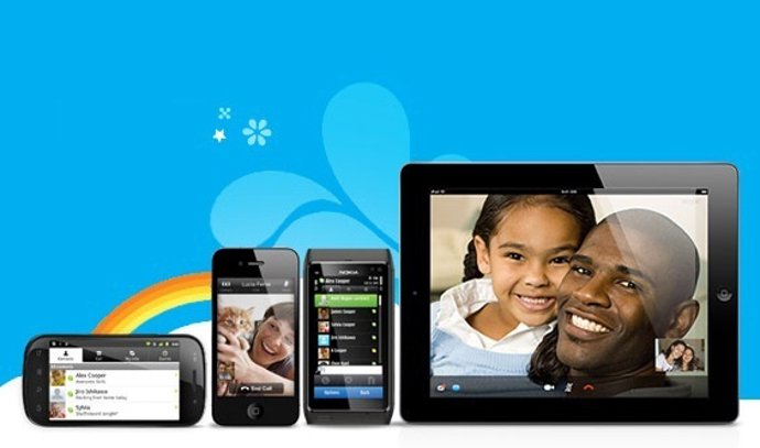 Dispositivos móviles con Skype