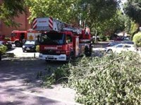 Los Bomberos dan por concluidas las intervenciones en Rivas por inundaciones causadas por la tormenta