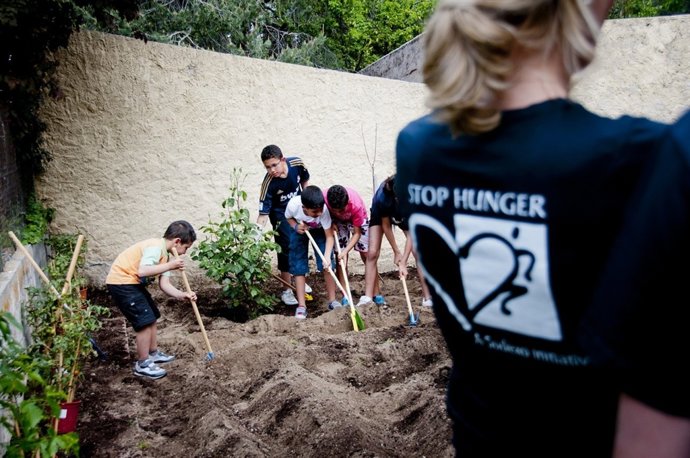 Empleados de Sodexo luchan contra el hambre y la malnutrición