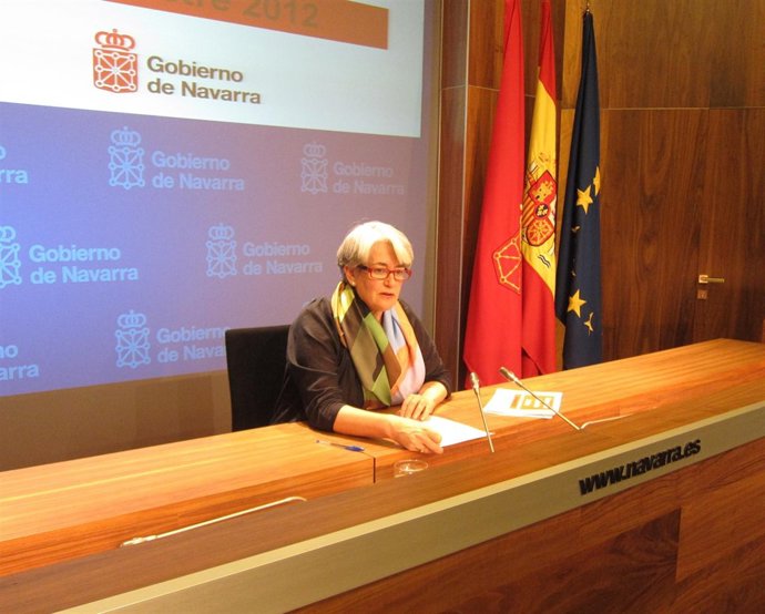 La consejera Lourdes Goicoechea.