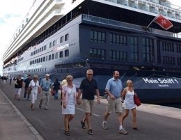 Cruceristas en Tenerife