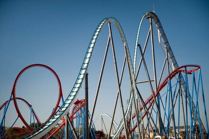 Atracción 'Shambhala' De Portaventura (Tarragona)