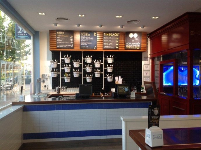 Interior de uno de los establecimientos de La Sureña