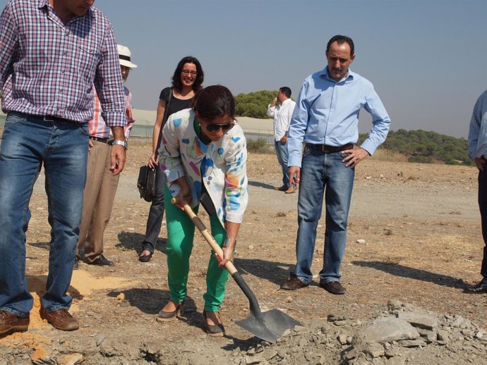 Punto de acopio de residuos en Nerva