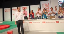 El secretario general del PSOE de Huelva, Mario Jiménez