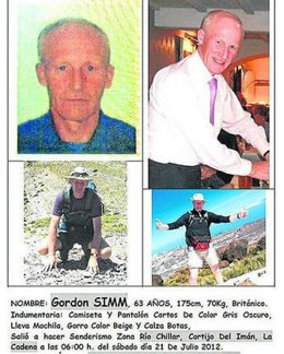 Senderista británico desaparecido en el entorno del río Chíllar