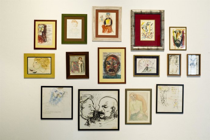 Exposición autorretratos José Hierro 