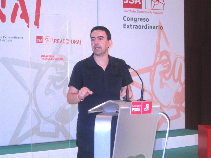 El vicesecretario general del PSOE-A, Mario Jiménez