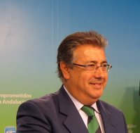 Zoido confía en que Griñán ponga fin a la "confrontación" con el Gobierno y diga "la verdad" sobre cuentas andaluzas