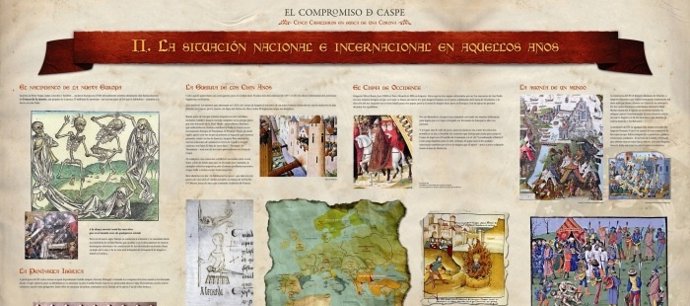 Uno de los paneles de la exposición