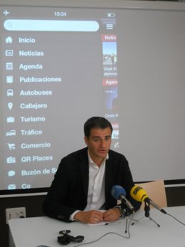 Miguel Saínz en una rueda de prensa 