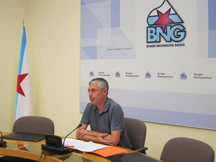 El diputado del BNG Bieito Lobeira