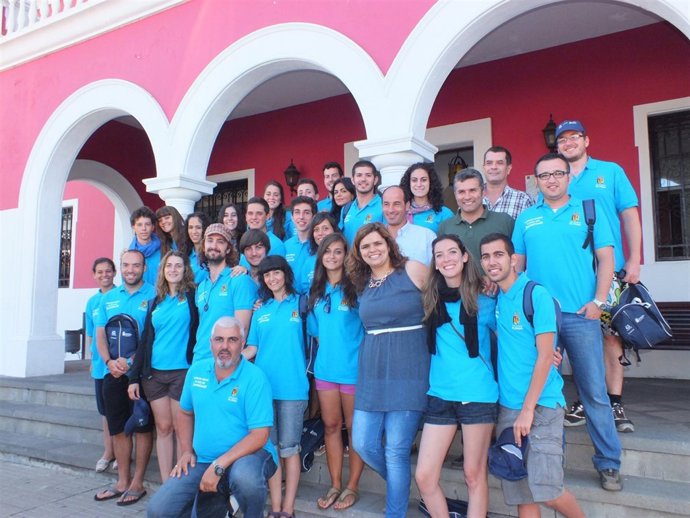 Participantes en el campo de trabajo