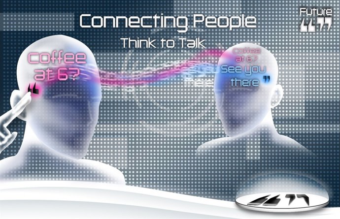 Imagen de mensajes telepáticos