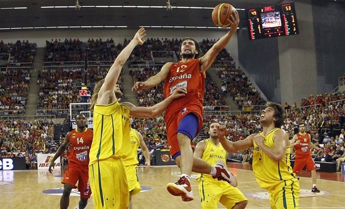 Sergio Llull ante Australia 