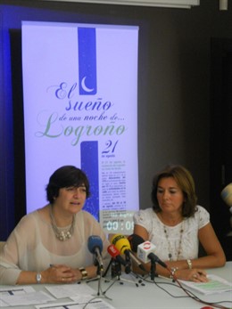 Pilar Montes en una rueda de prensa 