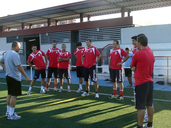 Entrenamiento pretemporada BM Atlético Madrid