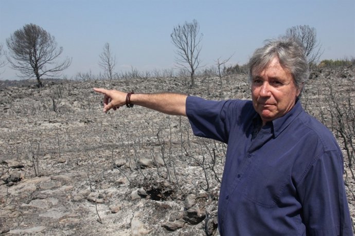 Un Vecino De Terrades Tras El Incendio Del Empordà