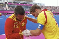 Hockey hierba/Londres.- Santi Freixa dice adiós a los Juegos por una fractura de cúbito