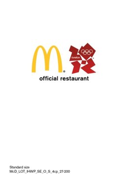 Mcdonald's, Patrocinador De Los JJOO De Londres 2012