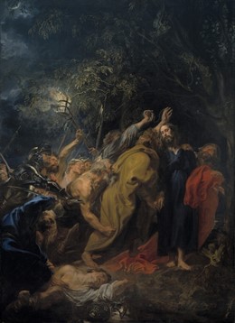 "El prendimiento de  Cristo" de Anton Van Dyck