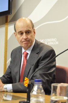 El consejero de Obras Públicas de Aragón, Rafael Fernández de Alarcón. 
